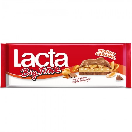 LACTA BIG TIME PEANUT CARAMEL 276gr