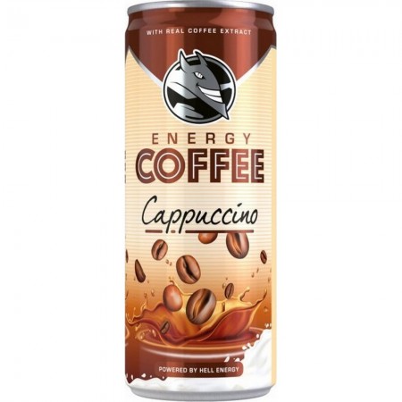 ENERGY DRINK HELL COFFEE CAPPUCCINO 250ml