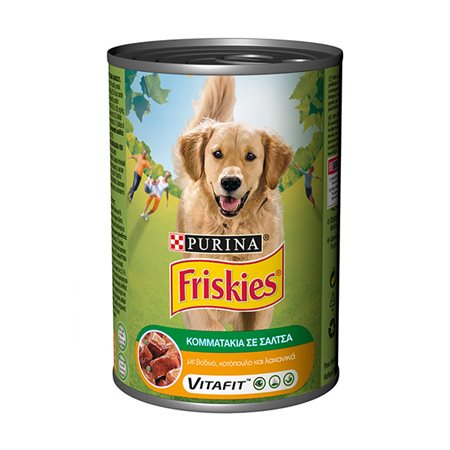 Friskies Υγρή Τροφή Σκύλου Κοτοπουλο Λαχανικά 400gr
