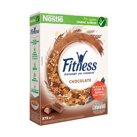 Fitness Choco Δημητριακά Με Σοκολάτα Γάλακτος 375gr