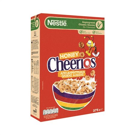 Cheerios Δημητριακά Ολικής Με Μέλι 375gr