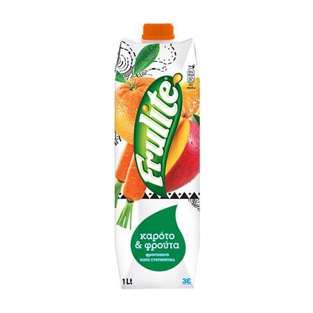 Frulite Φρουτοποτό Καρότο Και Φρούτα 1lt