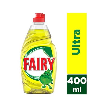 Fairy Ultra Υγρό Απορρυπαντικό Πιάτων Λεμόνι 400ml