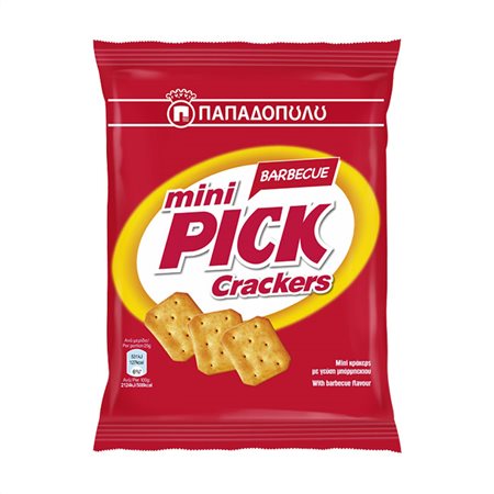 Παπαδοπούλου Mini Pick Κράκερς Barbeque 70gr