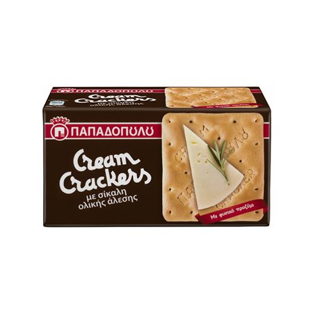 Παπαδοπούλου Cream Crackers Σίκαλης 175gr