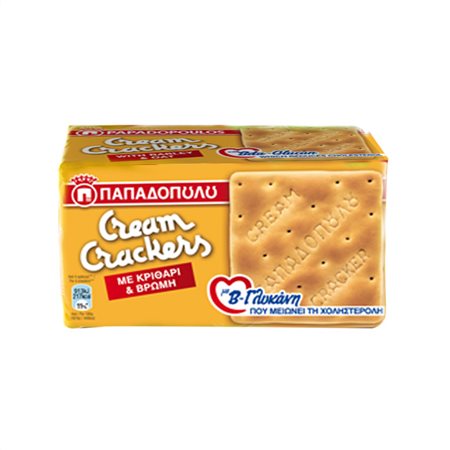 Παπαδοπούλου Cream Crackers Με Κριθάρι & Βρώμη 185gr