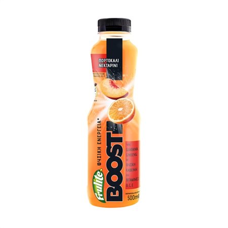 Frulite Boost Φρουτοποτό Νεκταρίνι Πορτοκάλι 500ml