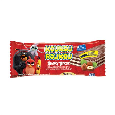 Koukouroukou Angry Birds Γκοφρέτα 25gr Koukouroukou Angry Birds Γκοφρέτα 25gr