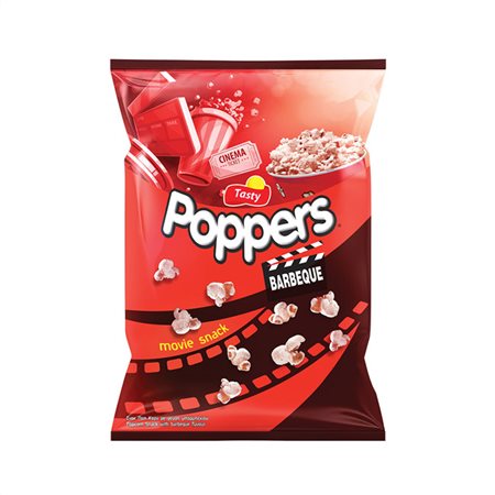 Tasty Poppers Bbq Ποπ Κορν 86gr