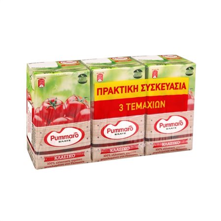 Pummaro Τομάτα Passata Κλασική 3X250gr