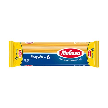 Melissa Μακαρόνια Σπαγγέτι Ν6 500gr