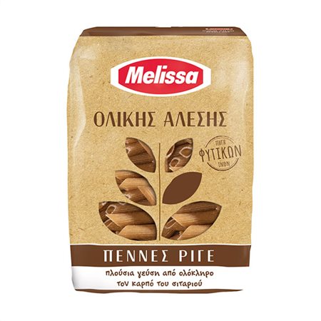 Melissa Πέννες Ριγέ Ολικής Άλεσης 500gr Melissa Πέννες Ριγέ Ολικής Άλεσης 500gr