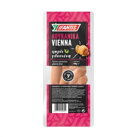 Υφαντής Λουκάνικα Vienna Βραστά 250gr