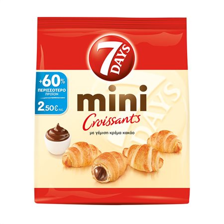 7Days Mini Κρουασάν Με Γέμιση Κρέμα Κακάο 300gr