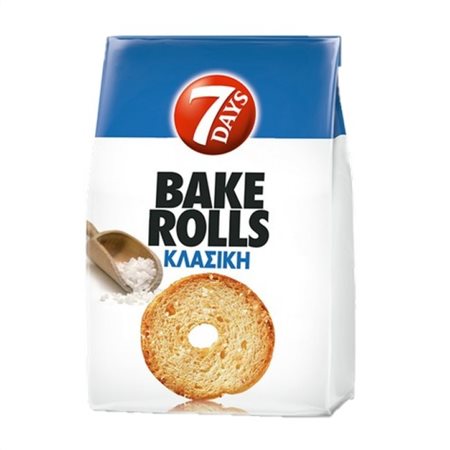 7 Days Bake Rolls Παξιμαδάκια Κλασική Γεύση 150gr