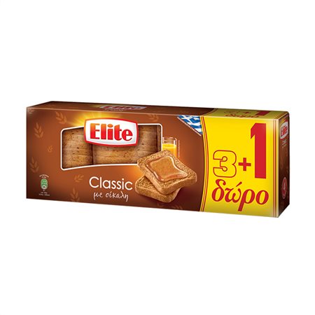 Elite Φρυγανιές Σίκαλης 3X90gr +1 Δώρο