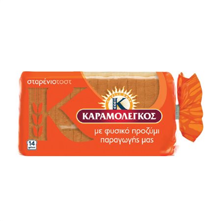 Καραμολέγκος Ψωμί Τοστ Σίτου Μίνι 340gr