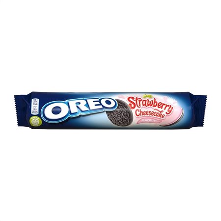 ΜΠΙΣΚΟΤΑ OREO  ΓΕΜΙΣΤΑ STRAWBERRY CHEESECAKE 154gr