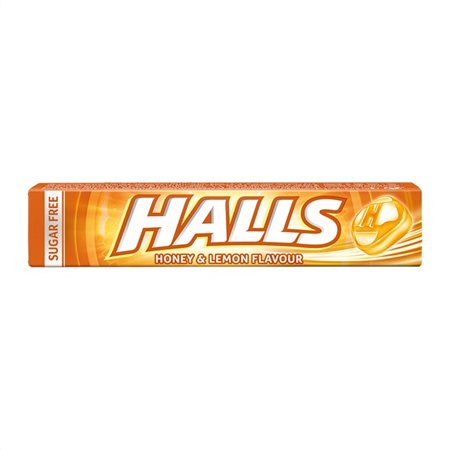 Halls Calm Καραμέλες Χωρίς Ζάχαρη Μέλι Λεμόνι 32gr