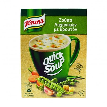 KNORR QUICΚ SOUP ΛΑΧΑΝΙΚΑ 17ΓΡ