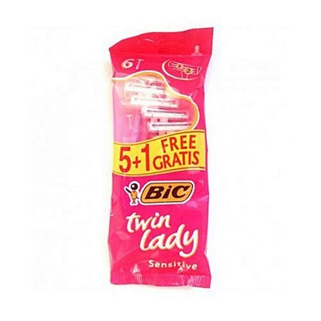 Bic Twin Lady Sensitive Ξυραφάκια (6τεμ)