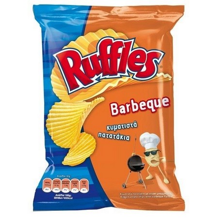 RUFFLES CHIPS BBQ 105gr 