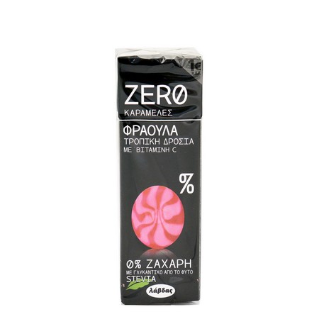 ZERO ΚΑΡΑΜΕΛΕΣ STRAWBERRY 32gr