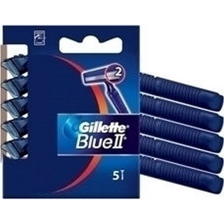 GILLETTE ΞΥΡΑΦΑΚΙΑ BLUE II 5τεμ (ΣΤΑΘΕΡΗ ΚΕΦΑΛΗ)