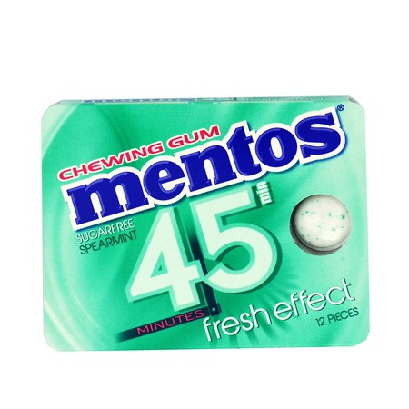 MENTOS 45 SPEARMINT BLISTER 18gr