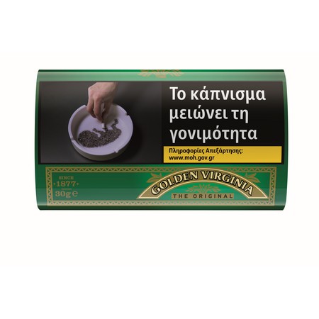 ΚΑΠΝΟΣ GOLDEN VIRGINIA GREEN 30gr