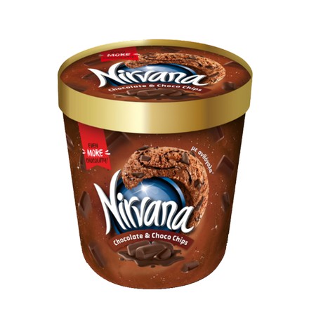 NIRVANA CHOCOLATE & CHOCO CHIPS 850ml