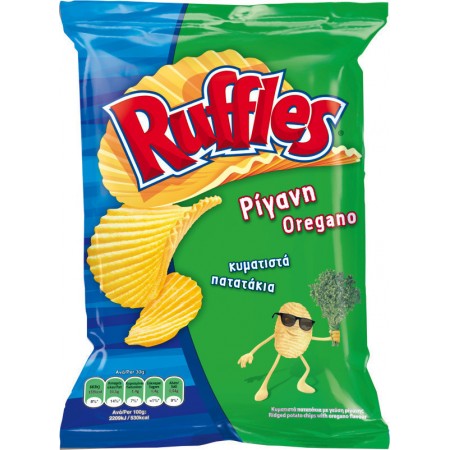 RUFFLES CHIPS ΡΙΓΑΝΗ 90gr