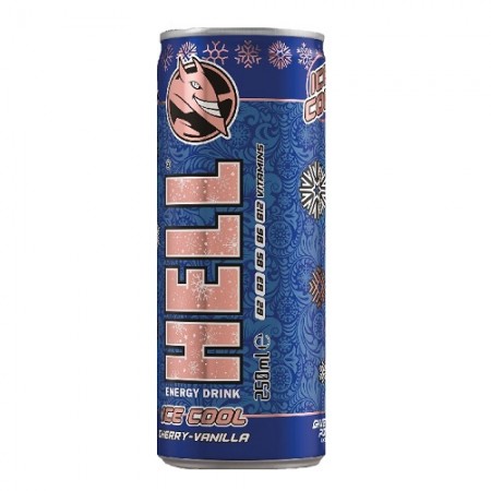 ENERGY DRINK HELL ICE COOL CHERRY - VANILLA 250ml
