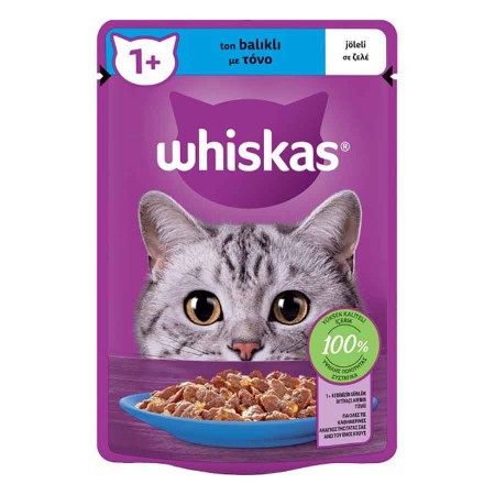 WHISKAS ΦΑΚΕΛΑΚΙ ΤΟΝΟΣ 85gr