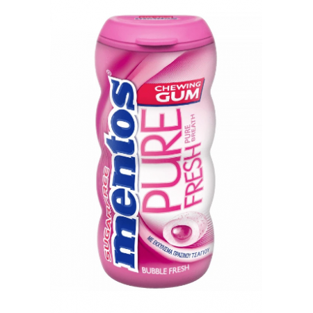 MENTOS PURE PCKT BTTL BUBBLE FRESH 28gr