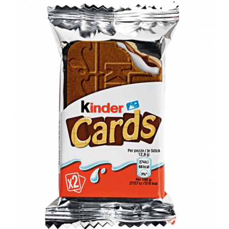 KINDER CARDS 25.6gr