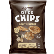 AGRINO RICE CHIPS MUSHROOMS 60GR