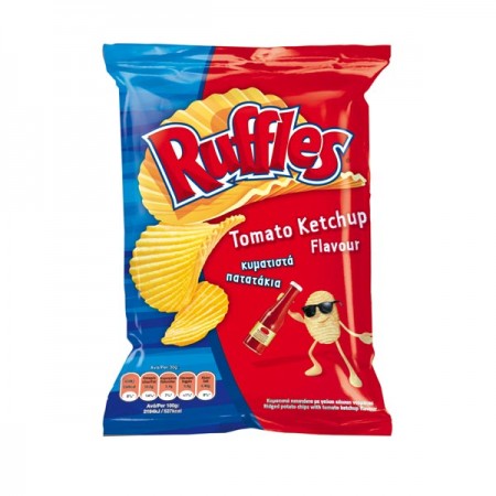 RUFFLES CHIPS KETCHUP 105gr 