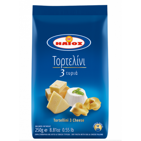 ΗΛΙΟΣ ΤΟΡΤΕΛΙΝΙ 3 ΤΥΡΙΑ 250gr