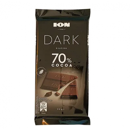 ΣΟΚ.ΙΟΝ DARK 70% COCOA 90γρ
