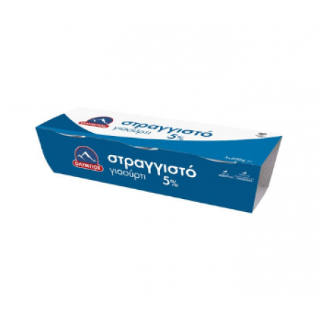 ΟΛΥΜΠΟΣ ΓΙΑΟΥΡΤΙ ΣΤΡΑΓΓΙΣΤΟ 5% 3x200gr